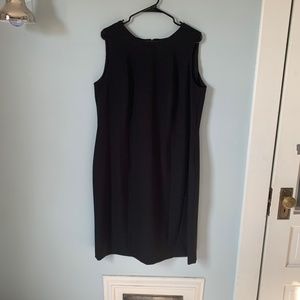 Black sheath dress